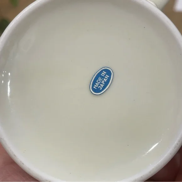 Set off 4/ Christmas Tree Coffee Cup/Mug VINTAGE porcelain ware-made in Japan